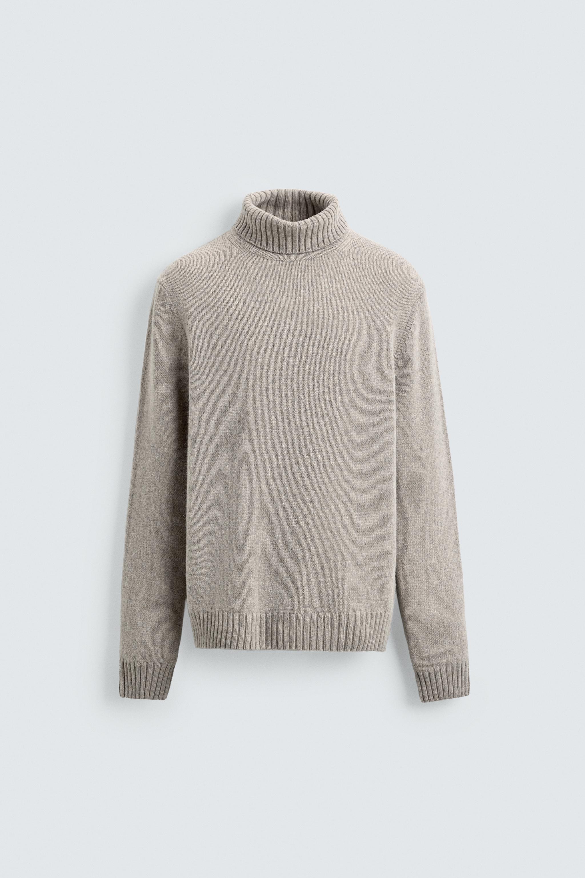 WOOL BLEND HIGH NECK JUMPER